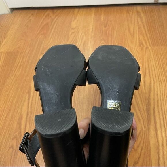 Jeffrey Campbell Cermak Leather Strap black sandal - Picture 4 of 9